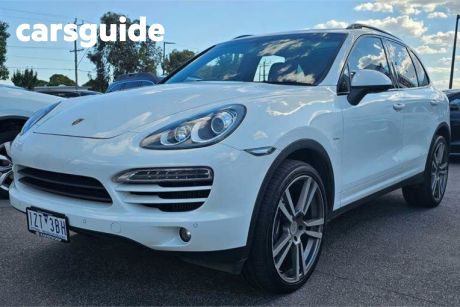 White 2012 Porsche Cayenne Wagon Diesel