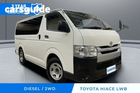 White 2016 Toyota Hiace Commercial