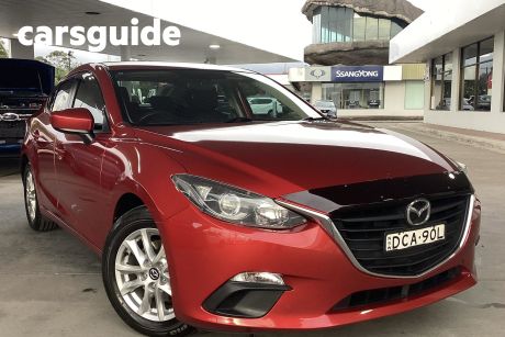 Red 2015 Mazda 3 Sedan NEO