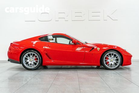 Red 2007 Ferrari 599 Coupe Fiorano