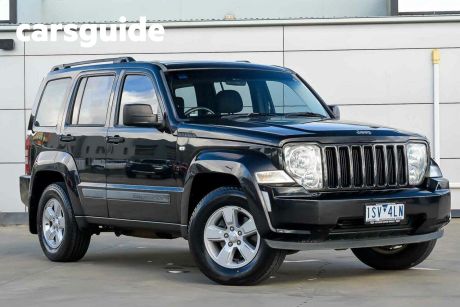 Black 2010 Jeep Cherokee Wagon Sport (4X4)