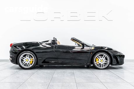 Black 2006 Ferrari F430 Convertible Spider