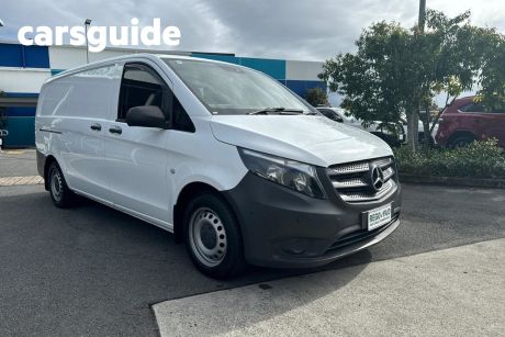 White 2019 Mercedes-Benz Vito Van 114 Bluetec SWB