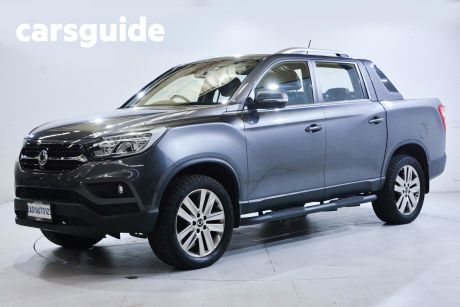 Grey 2019 Ssangyong Musso Dual Cab Utility Ultimate
