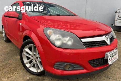 Red 2007 Holden Astra Convertible Convertible