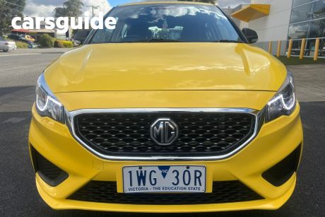 Yellow 2022 MG MG3 Auto Hatchback Core
