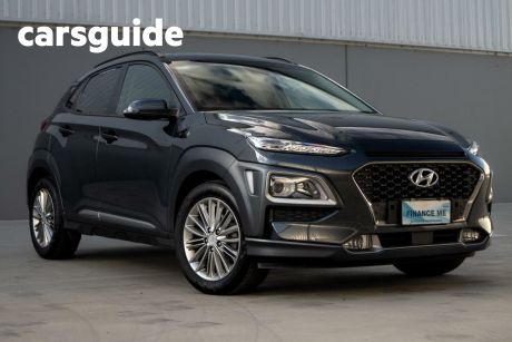Grey 2017 Hyundai Kona Wagon Elite