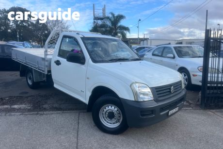 White 2005 Holden Rodeo Cab Chassis DX