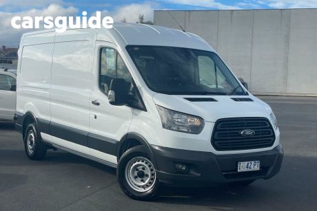 White 2019 Ford Transit Commercial 350L (Mid Roof)