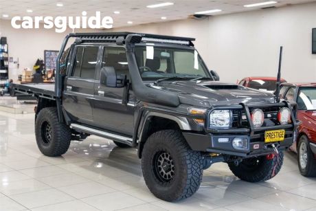Grey 2021 Toyota Landcruiser 70 Series Double Cab Chassis GXL