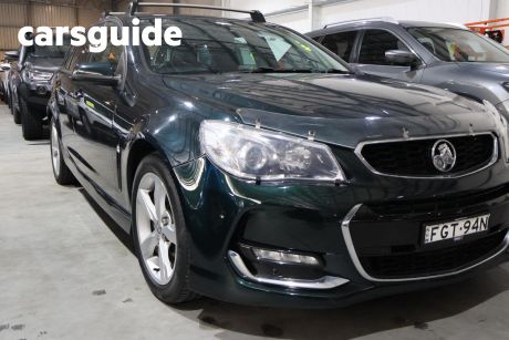 Green 2016 Holden Commodore Sportswagon SV6 Reserve Edition