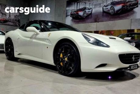 White 2012 Ferrari California Convertible