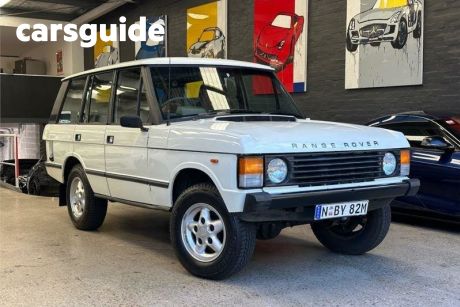 White 1984 Land Rover Range Rover Wagon