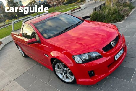 Red 2008 Holden Commodore Utility SV6 60TH Anniversary