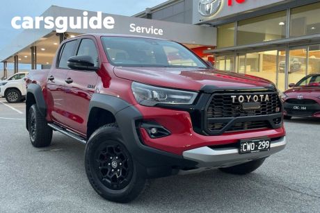 Red 2023 Toyota Hilux Double Cab Pick Up GR-Sport (4X4)