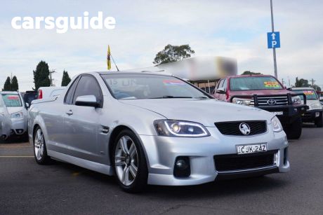 Silver 2012 Holden Commodore Utility SV6 Z-Series