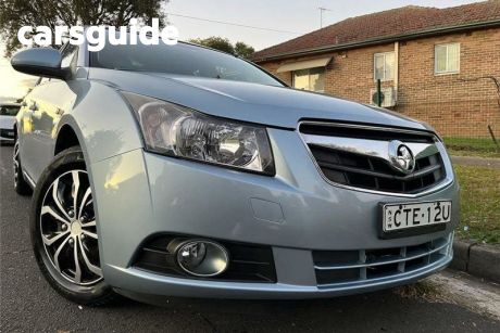 Blue 2009 Holden Cruze Sedan CD