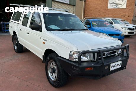 White 2003 Ford Courier Crew Cab Pickup GL (4X4)
