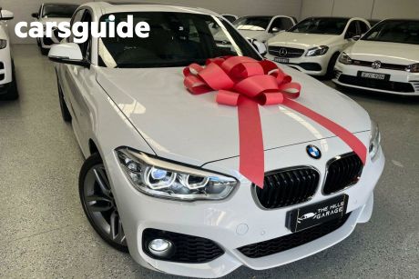 White 2017 BMW 125I Hatchback M-Sport
