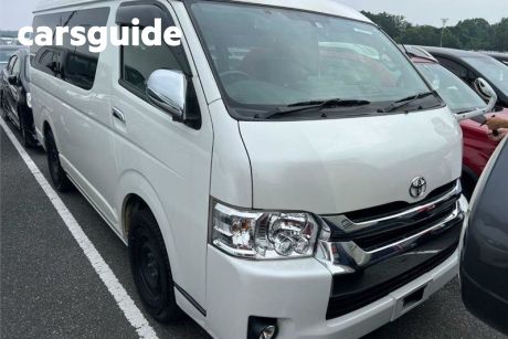 White 2017 Toyota Hiace Commercial 4WD 10 Seater GL GL 10 Seater Widebody 4WD