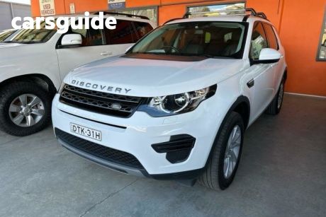 White 2017 Land Rover Discovery Sport Wagon TD4 (110KW) SE 5 Seat