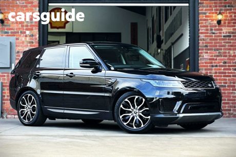 Black 2019 Land Rover Range Rover Sport Wagon SE