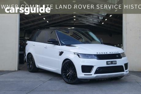White 2019 Land Rover Range Rover Sport Wagon SDV6 SE (225KW)