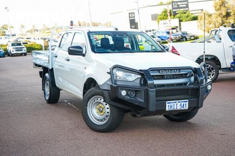 White 2021 Isuzu D-MAX Crew Cab Chassis SX (4X4)