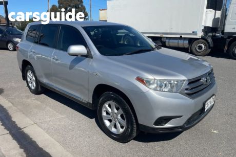 Silver 2012 Toyota Kluger Wagon KX-R (fwd) 7 Seat