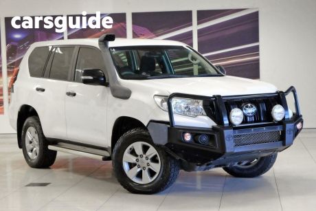 White 2019 Toyota Landcruiser Prado Wagon GX (4X4)