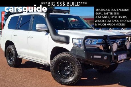 White 2019 Toyota Landcruiser Wagon LC200 GXL (4X4)