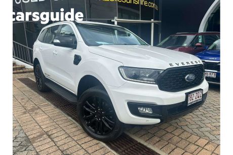 White 2020 Ford Everest Wagon Sport (4WD 7 Seat)