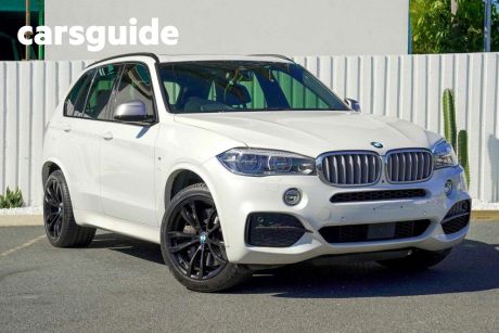 White 2018 BMW X5 Wagon M50D