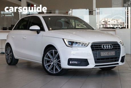 White 2018 Audi A1 Hatchback Sportback 1.4 Tfsi Sport