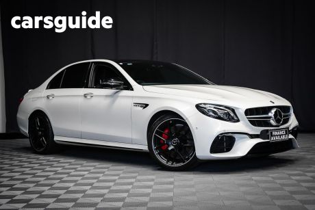 White 2018 Mercedes-Benz E63 Saloon S 4Matic+