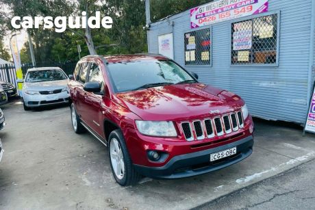 Red 2012 Jeep Compass Wagon Limited Automatic 4x4