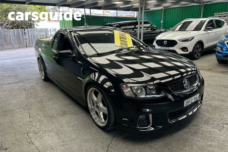 Black 2011 Holden Commodore Utility SS