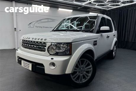 White 2011 Land Rover Discovery 4 Wagon 3.0 SDV6 HSE