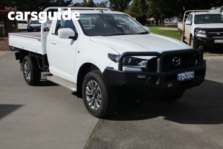 White 2023 Mazda BT-50 Cab Chassis Xt (4X4)