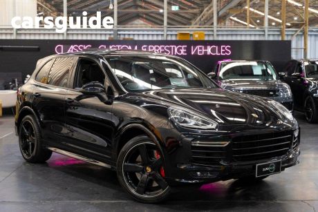 Black 2017 Porsche Cayenne Wagon GTS