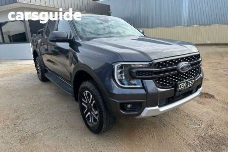 Grey 2022 Ford Ranger Double Cab Pick Up Sport 2.0 (4X4)