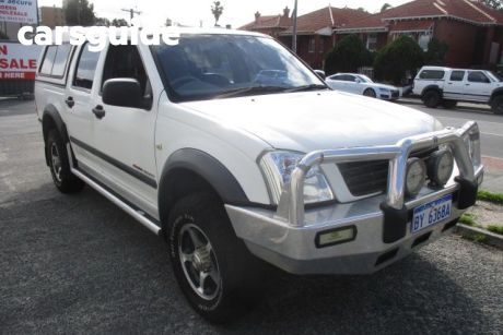 White 2005 Holden Rodeo Crew Cab Chassis LX (4X4)