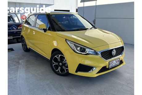 Yellow 2020 MG MG3 Auto Hatchback Excite (with Navigation)