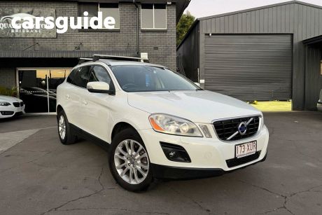 White 2009 Volvo XC60 Wagon D4 Kinetic Wagon 4dr Geartronic 6sp 2.0DT