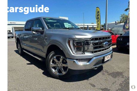 Silver 2023 Ford F150 Double Cab Pick Up Lariat LWB (4WD)