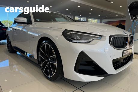 White 2022 BMW 220I Coupe M Sport