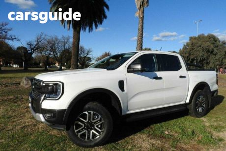 White 2024 Ford Ranger Double Cab Pick Up Sport 3.0 (4X4)