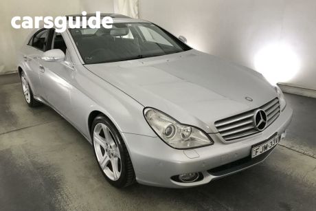 Silver 2007 Mercedes-Benz CLS350 Coupe