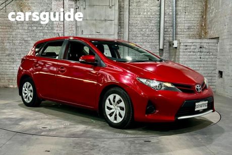 Red 2014 Toyota Corolla Hatchback Ascent