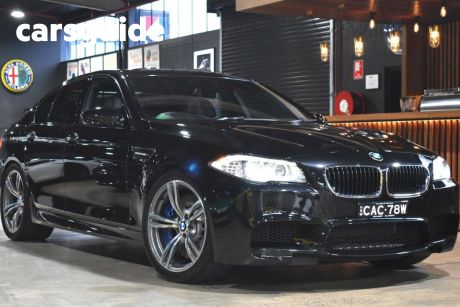 Black 2012 BMW M5 Sedan